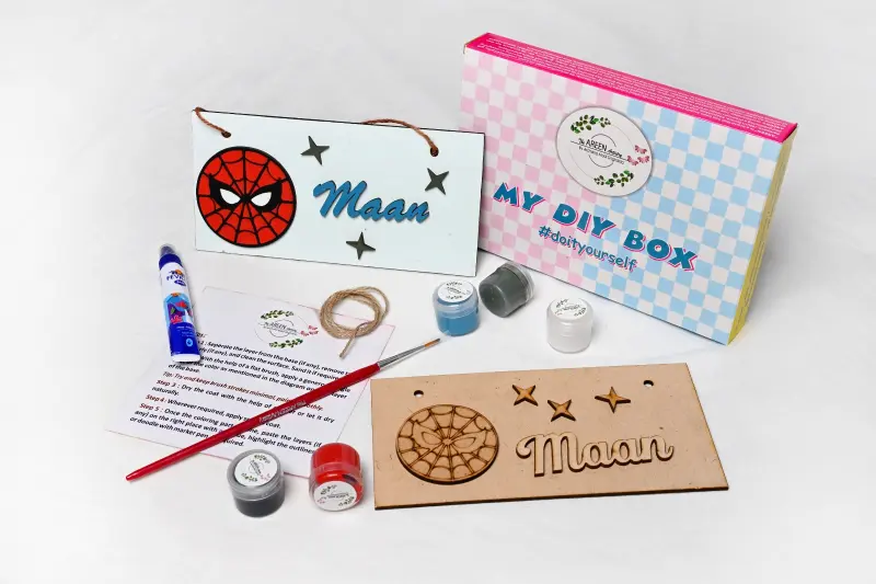 Spider man mini <br> name plate