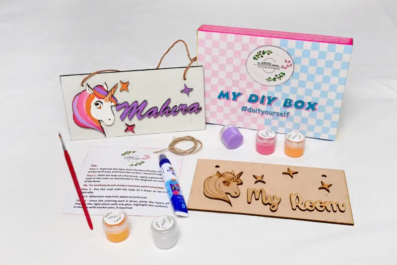 Unicorn mini <br> name plate