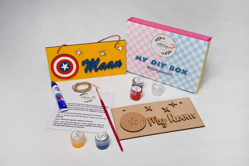 Captain america mini <br> name plate