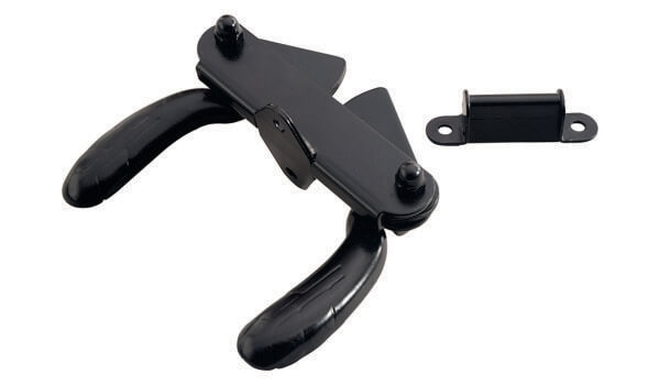 Black Bzp Gate Handle <br> Fitting