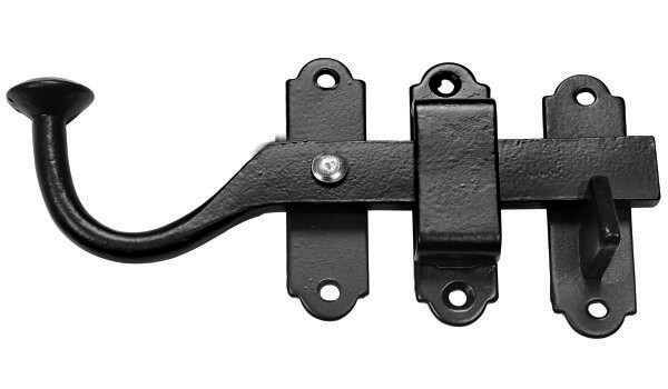 No 1131 Surface Black Gate Latch