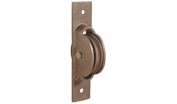 No 202 - B Semi Concealed Cast Axle Pulley With Cast Wheels