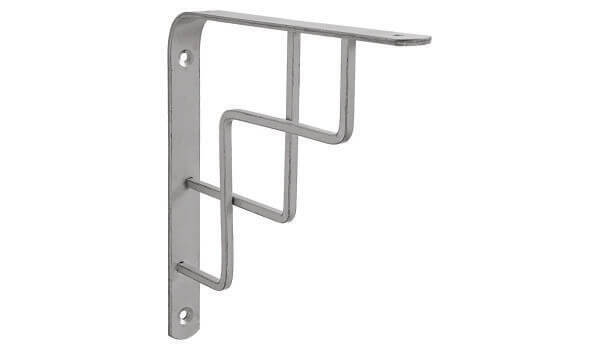 No 242 Fancy Silver Shelf Brackets