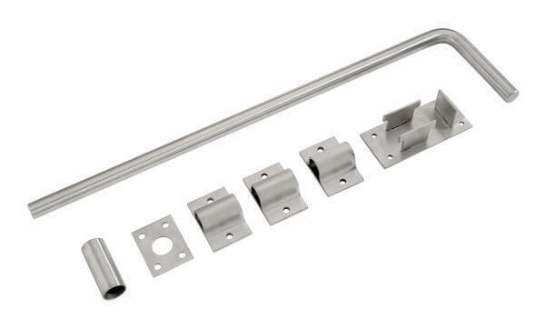 NO 260-S SS Heavy Garage Door Bolts