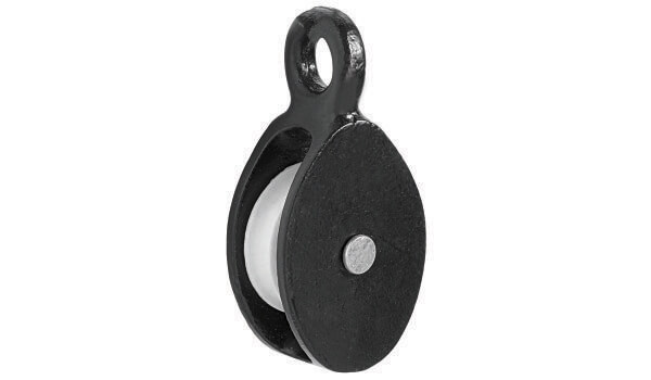 No 261 - Single Awning Cast Pulley With Nylon <br> Wheel