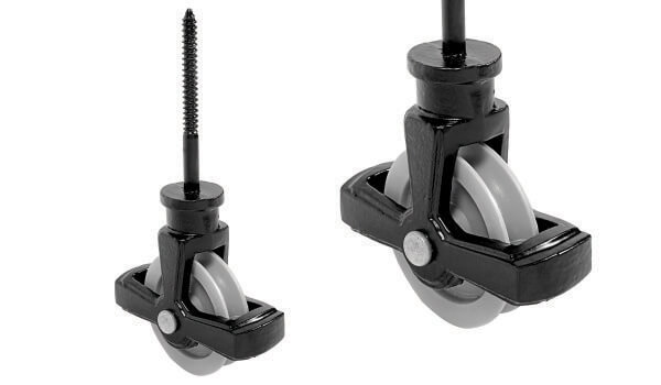 No 41 - Single Screw Cast Pulley With Nylon <br> Wheel