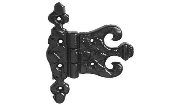 No 707 Black Unequal <br> Hinges