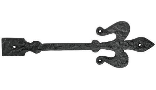 No 714 Black Antique Hinge Front