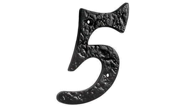 No 760 Black Ornamental Numericals