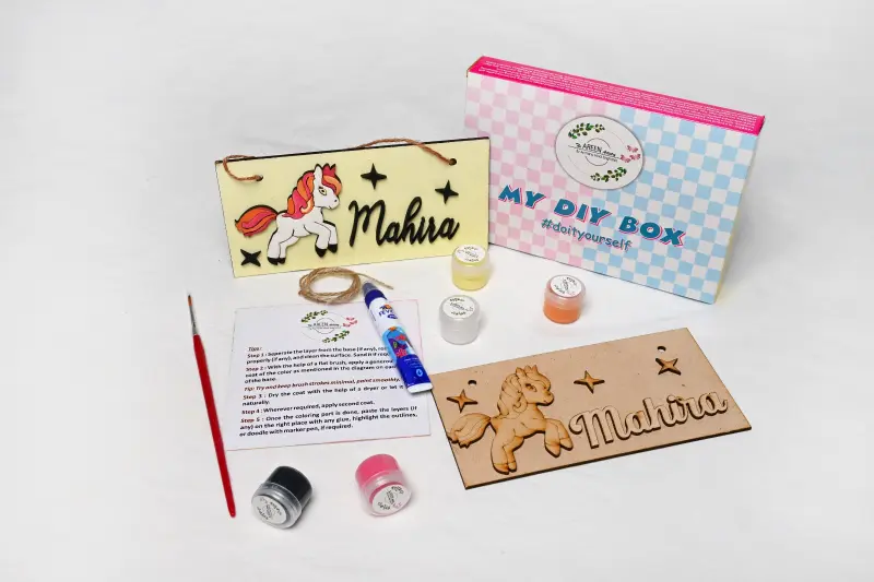 Full unicorn Mini Name plate