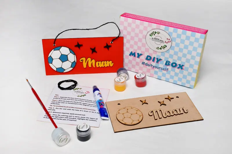 Football mini <br> name plate